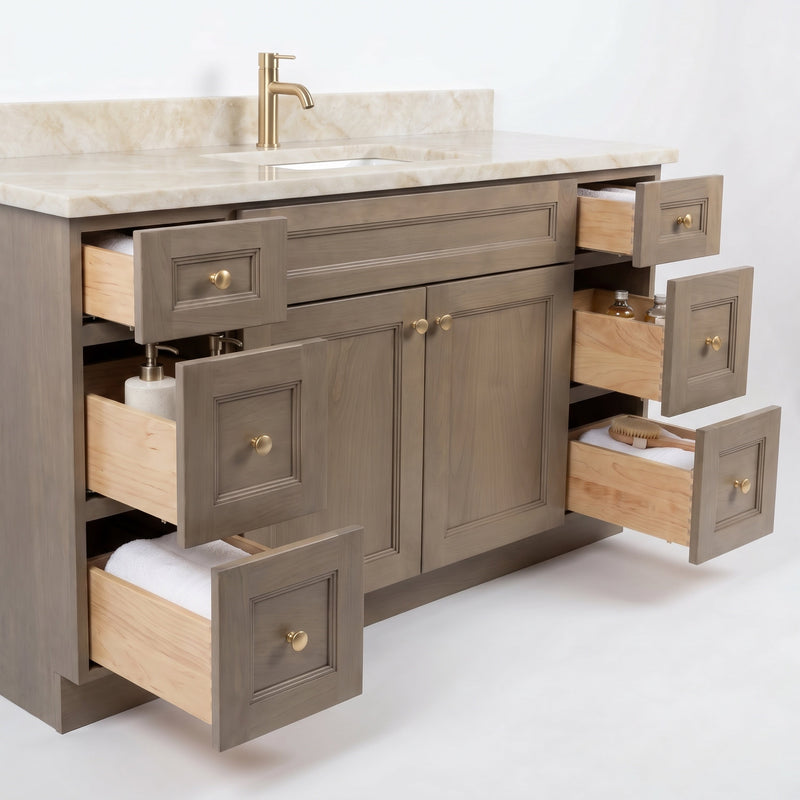 60" Shaker Bathroom Vanity – Willowdale – Single Sink