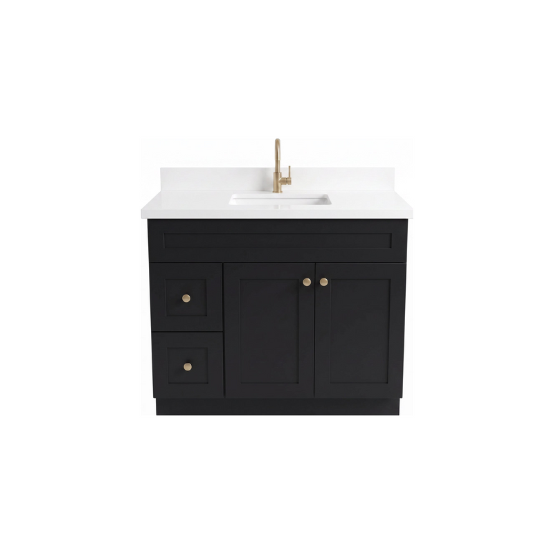 42" Shaker Bathroom Vanity – Black