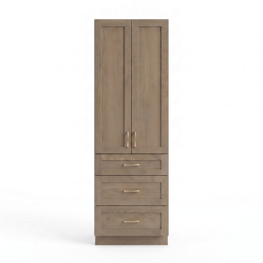 Willowdale Linen Tower Cabinet — Solid Oak
