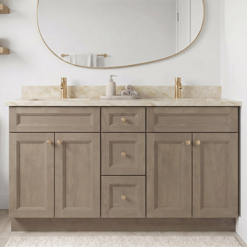 60" Shaker Bathroom Vanity – Willowdale – Double Sink