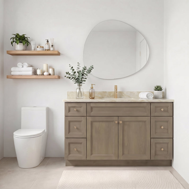 60" Shaker Bathroom Vanity – Willowdale – Single Sink