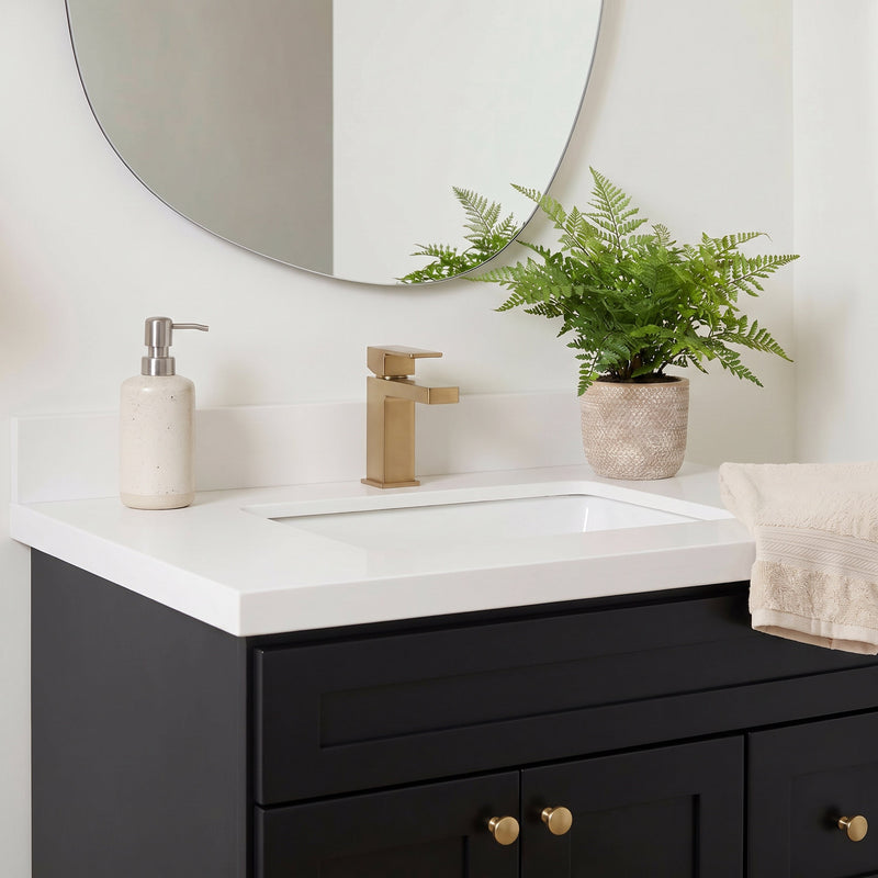 30" Shaker Bathroom Vanity – Black