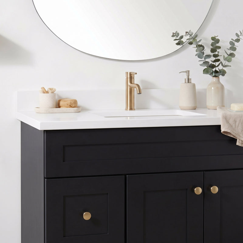 36" Shaker Bathroom Vanity – Black