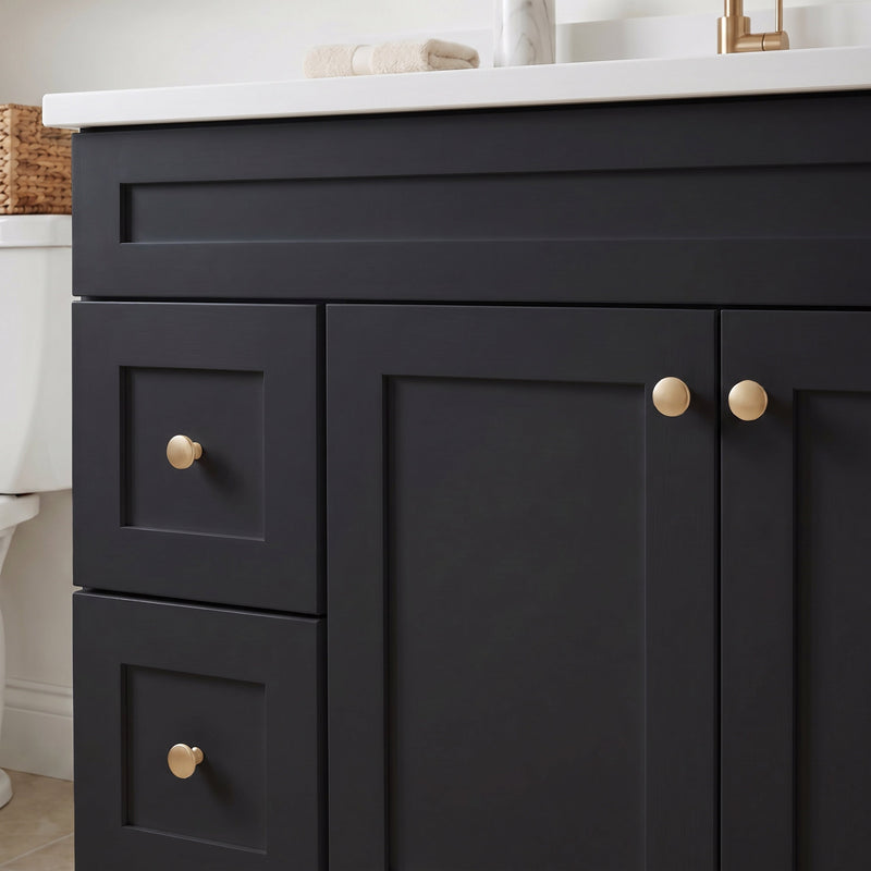42" Shaker Bathroom Vanity – Black