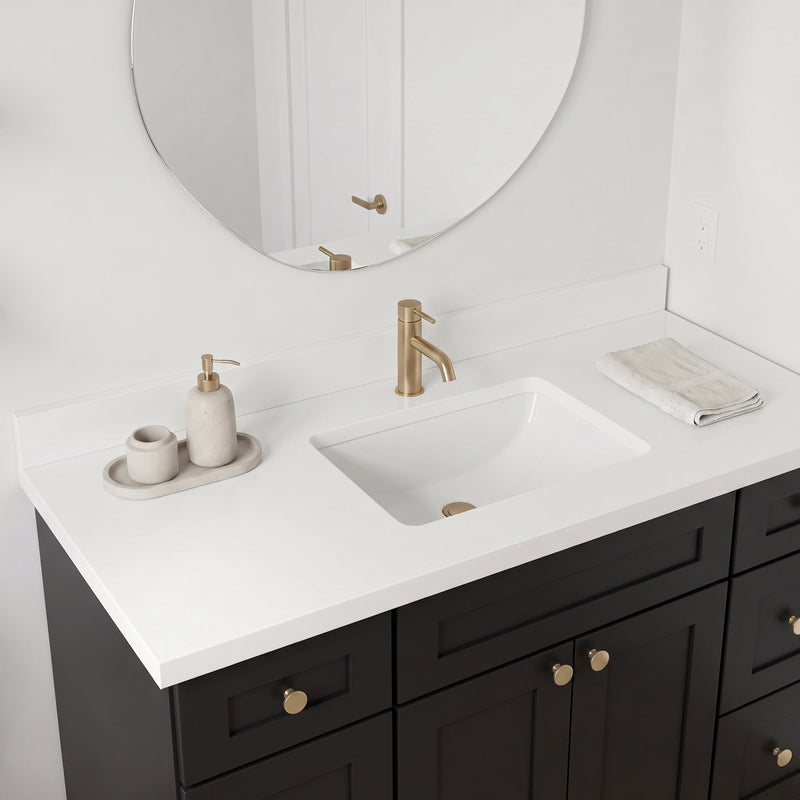 48" Shaker Bathroom Vanity – Black