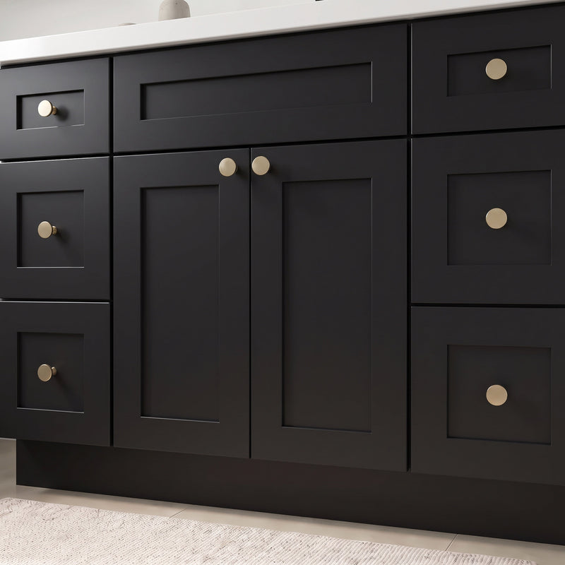 48" Shaker Bathroom Vanity – Black