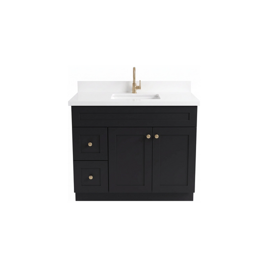 42" Shaker Bathroom Vanity – Black