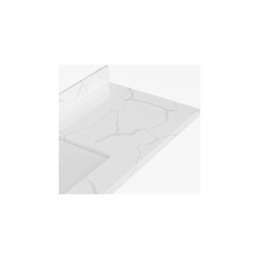 Oakline Calacatta White Quartz Vanity Top
