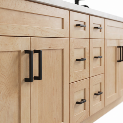 84" Maple Shaker Bathroom Vanity with Quartz Top – Double Sink