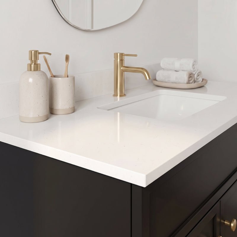 36" Slim Shaker Bathroom Vanity – Black