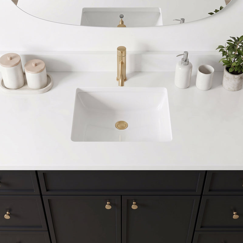 48" Slim Shaker Bathroom Vanity – Black